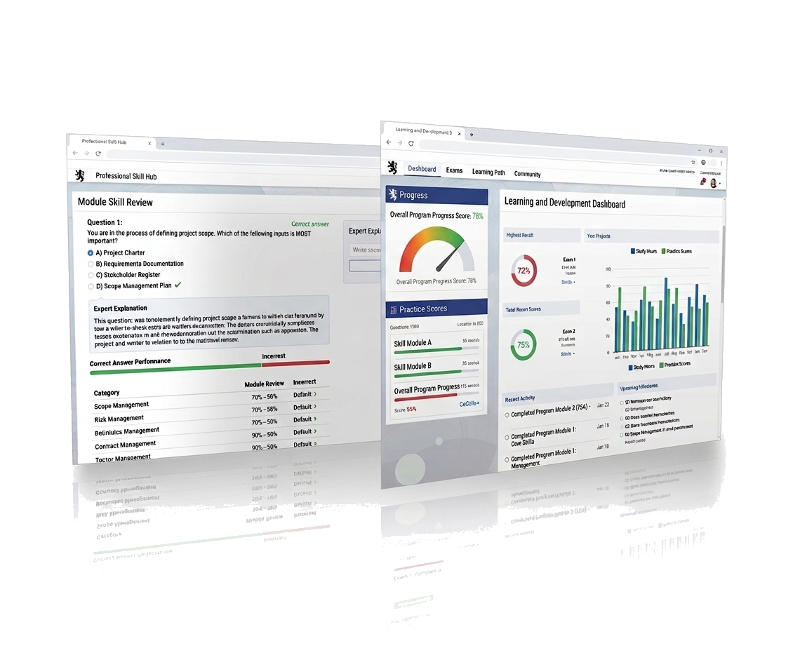 SFI Exam progress dashboard preview